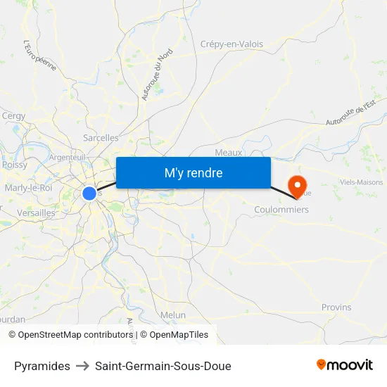 Pyramides to Saint-Germain-Sous-Doue map