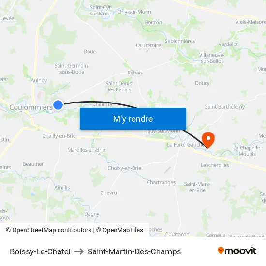 Boissy-Le-Chatel to Saint-Martin-Des-Champs map