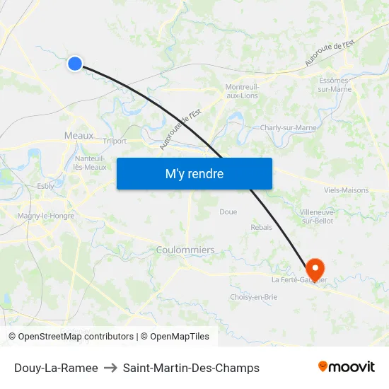 Douy-La-Ramee to Saint-Martin-Des-Champs map