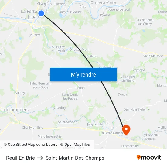 Reuil-En-Brie to Saint-Martin-Des-Champs map