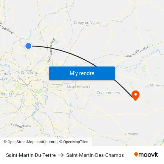 Saint-Martin-Du-Tertre to Saint-Martin-Des-Champs map