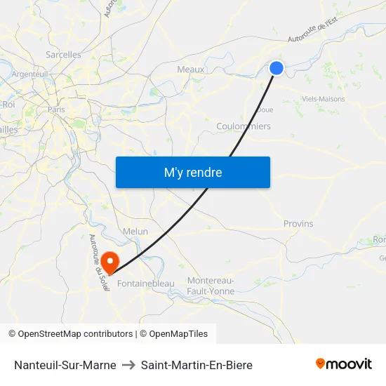 Nanteuil-Sur-Marne to Saint-Martin-En-Biere map