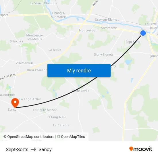 Sept-Sorts to Sancy map