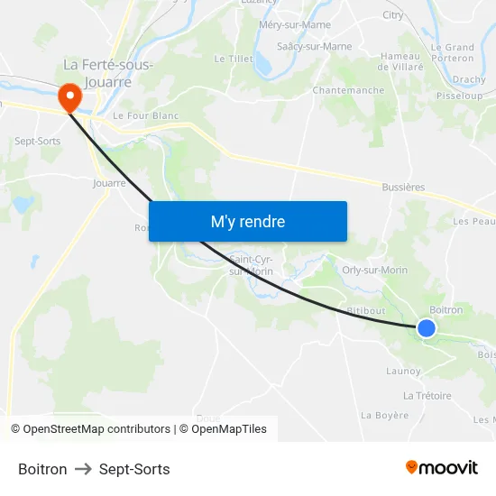 Boitron to Sept-Sorts map