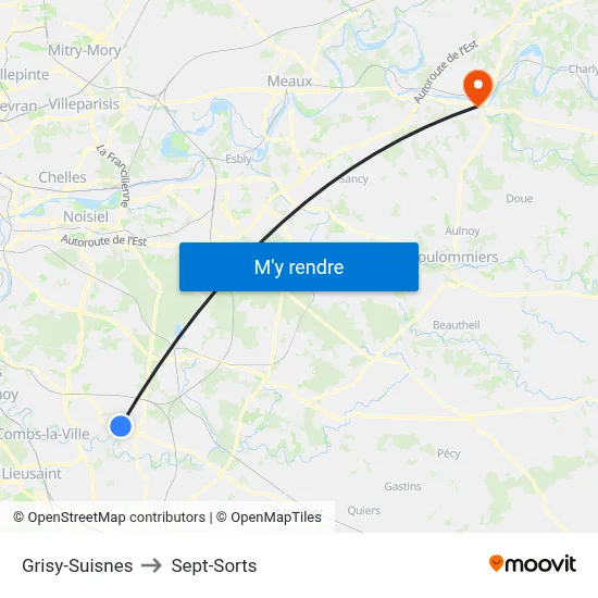 Grisy-Suisnes to Sept-Sorts map