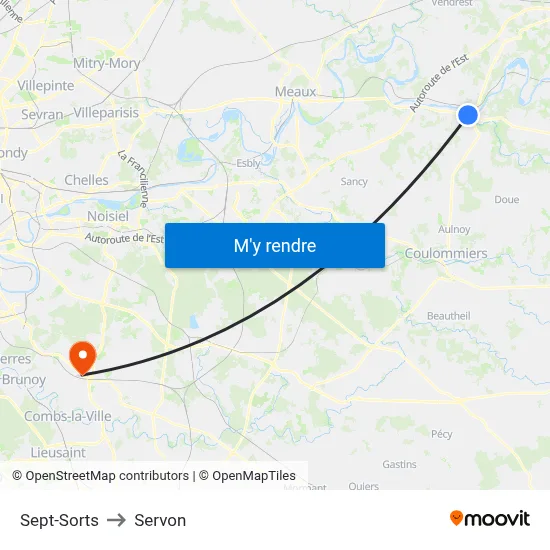 Sept-Sorts to Servon map