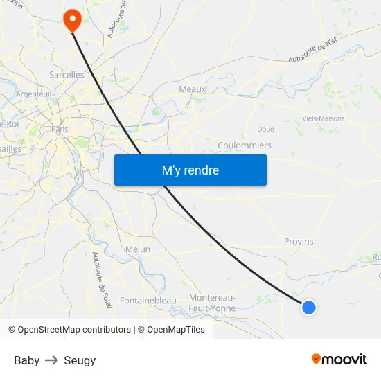 Baby to Seugy map
