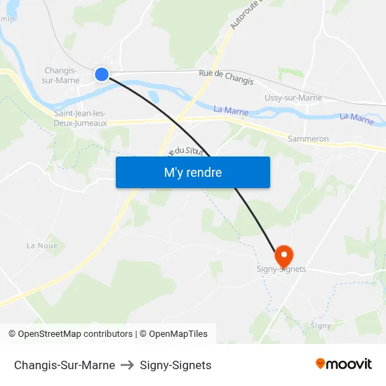 Changis-Sur-Marne to Signy-Signets map