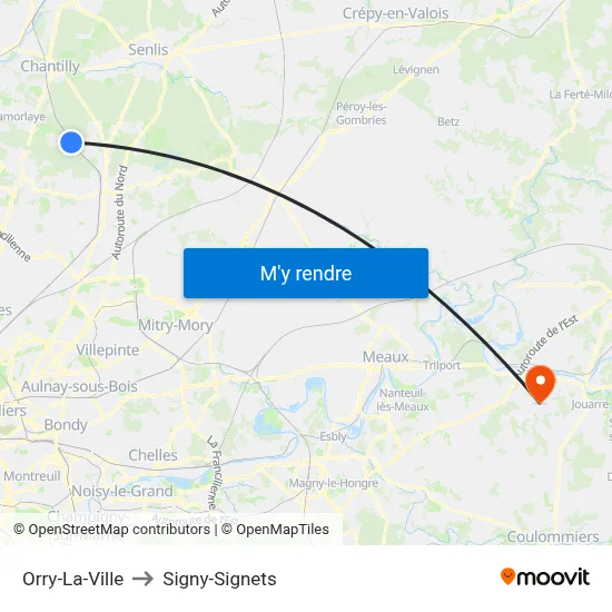 Orry-La-Ville to Signy-Signets map