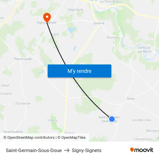 Saint-Germain-Sous-Doue to Signy-Signets map