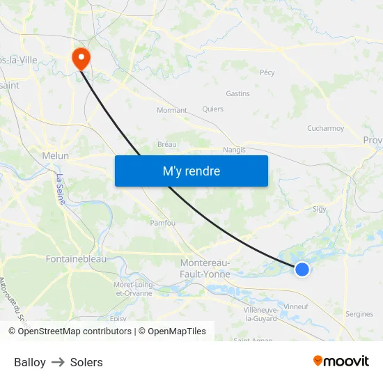 Balloy to Solers map