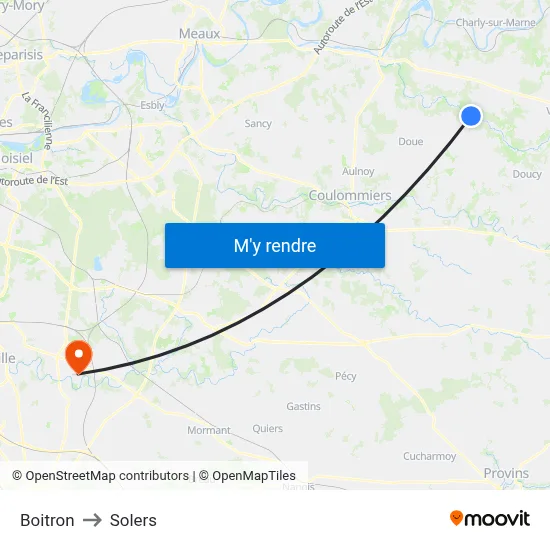 Boitron to Solers map