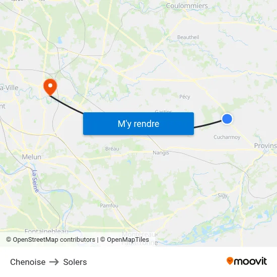 Chenoise to Solers map