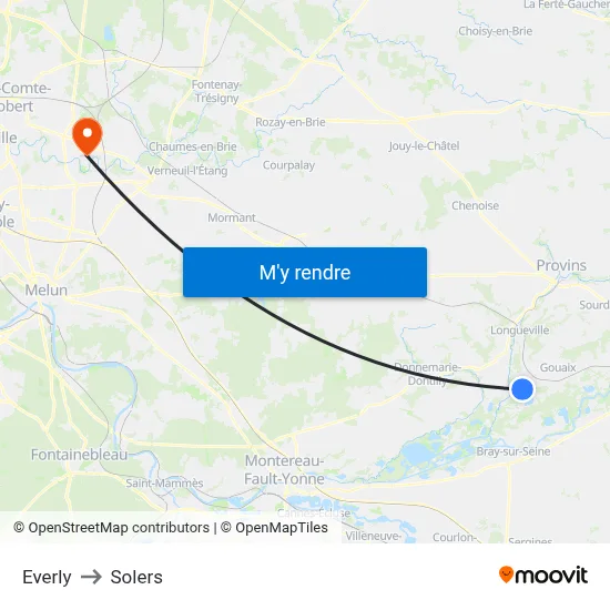 Everly to Solers map