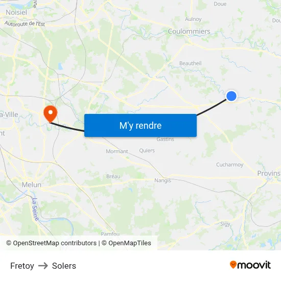 Fretoy to Solers map