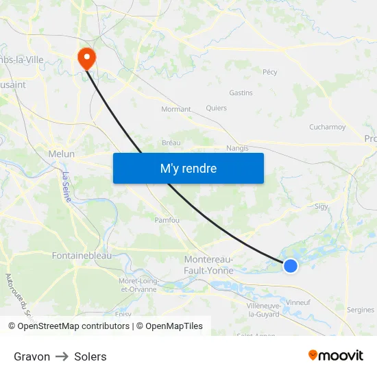 Gravon to Solers map