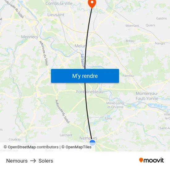 Nemours to Solers map