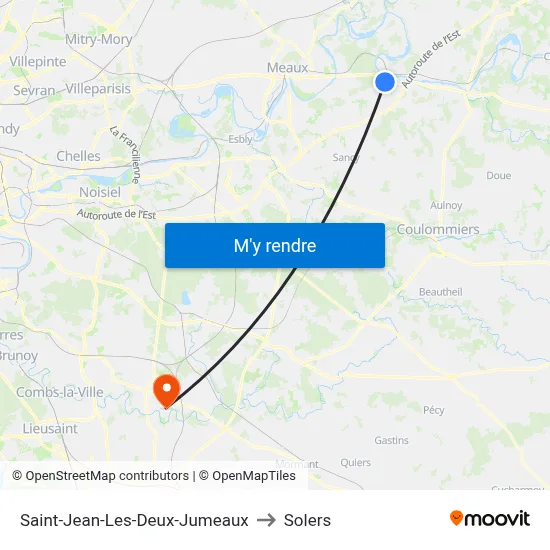 Saint-Jean-Les-Deux-Jumeaux to Solers map