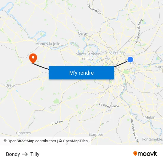 Bondy to Tilly map