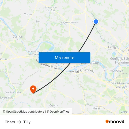Chars to Tilly map