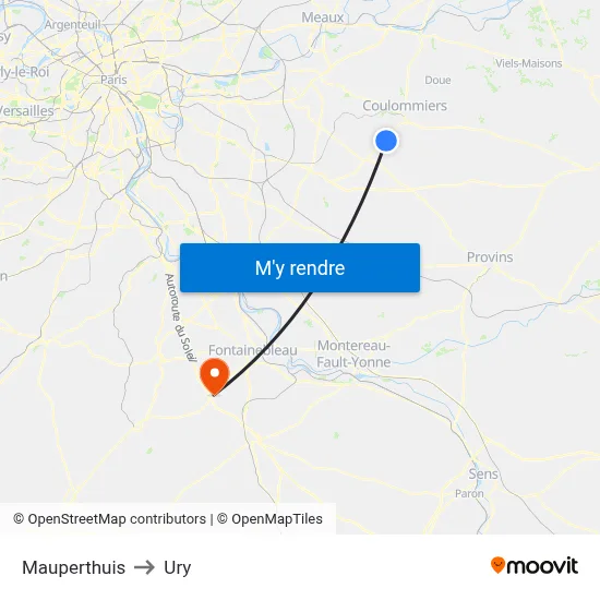 Mauperthuis to Ury map