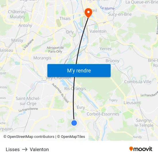 Lisses to Valenton map