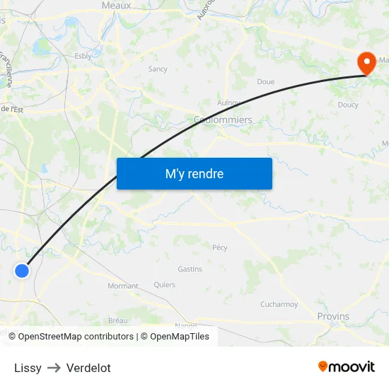 Lissy to Verdelot map