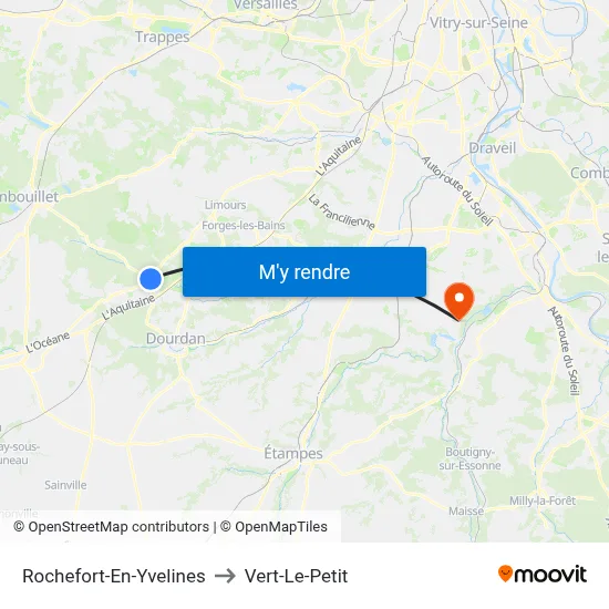 Rochefort-En-Yvelines to Vert-Le-Petit map