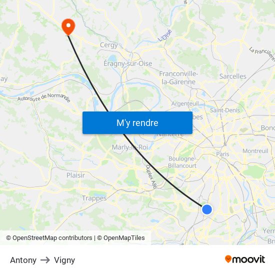 Antony to Antony map