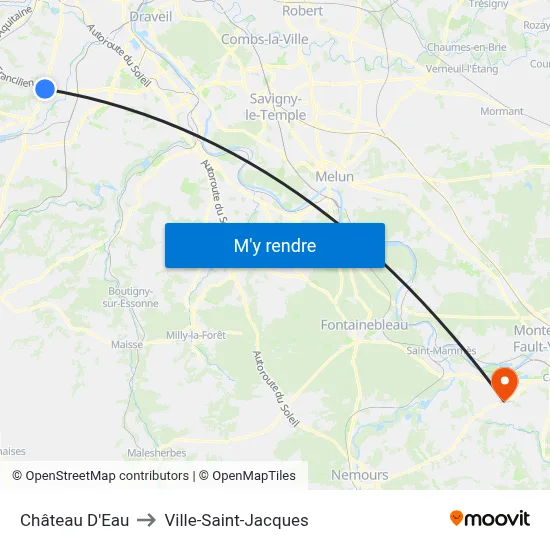 Château D'Eau to Ville-Saint-Jacques map