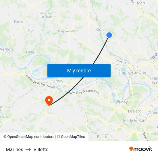 Marines to Villette map