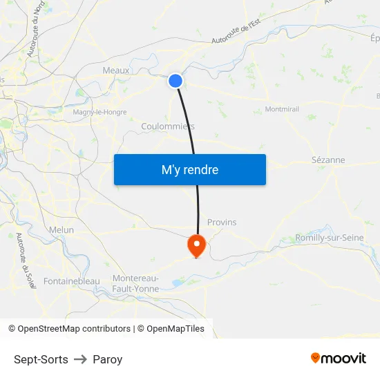 Sept-Sorts to Paroy map