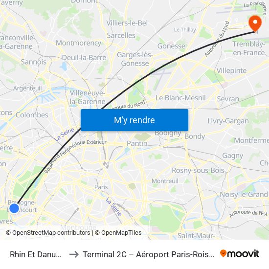 Rhin Et Danube - Métro à Terminal 2C – Aéroport Paris-Roissy Charles de ...