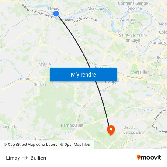 Limay to Bullion map