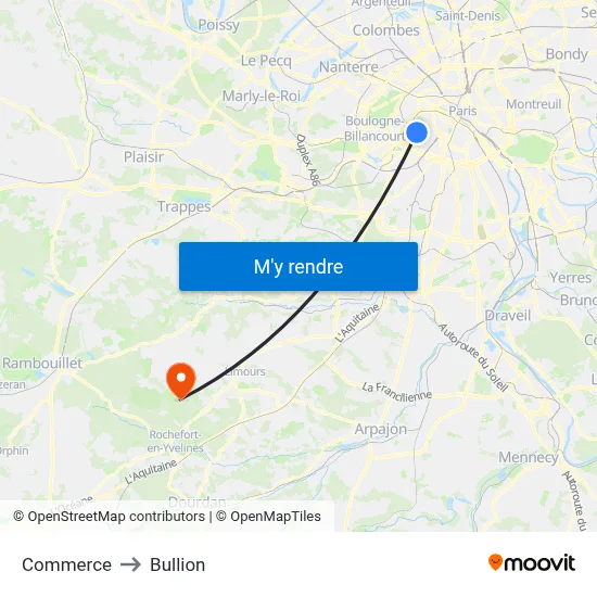 Commerce to Bullion map