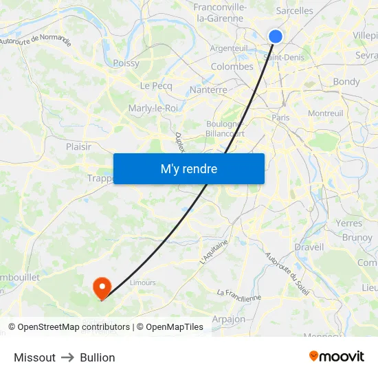 Missout to Bullion map