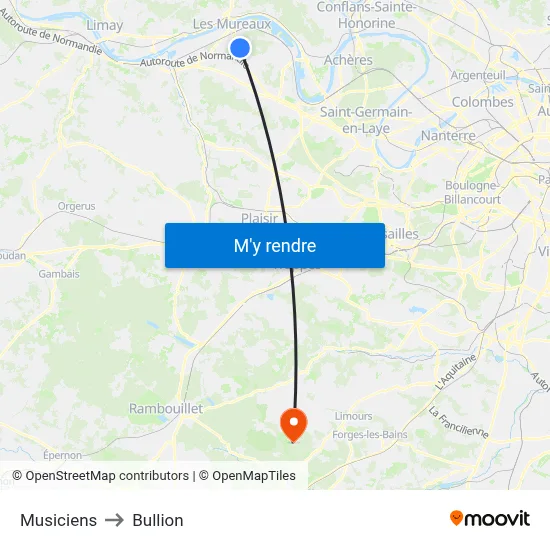 Musiciens to Bullion map