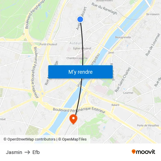Jasmin to Efb map