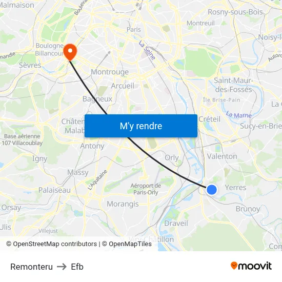 Remonteru to Efb map