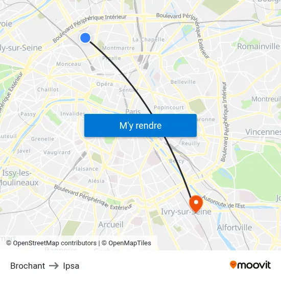 Brochant to Ipsa map