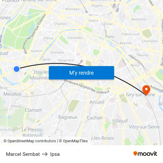 Marcel Sembat to Ipsa map