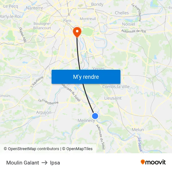 Moulin Galant to Ipsa map