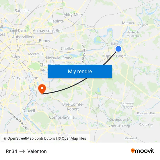 Rn34 to Valenton map