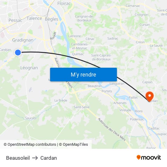 Beausoleil to Cardan map