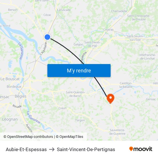 Aubie-Et-Espessas to Saint-Vincent-De-Pertignas map