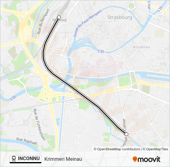 INCONNU  Line Map