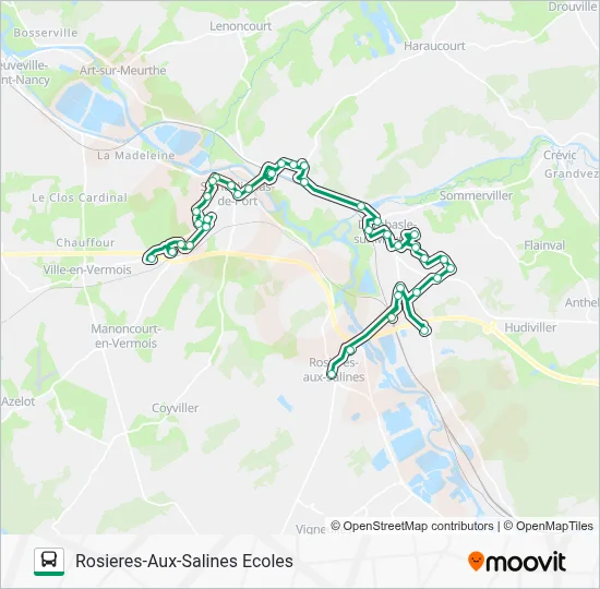 LA NAVETTE Bus Line Map