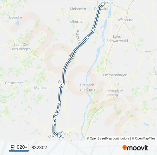 C20+ Train Line Map