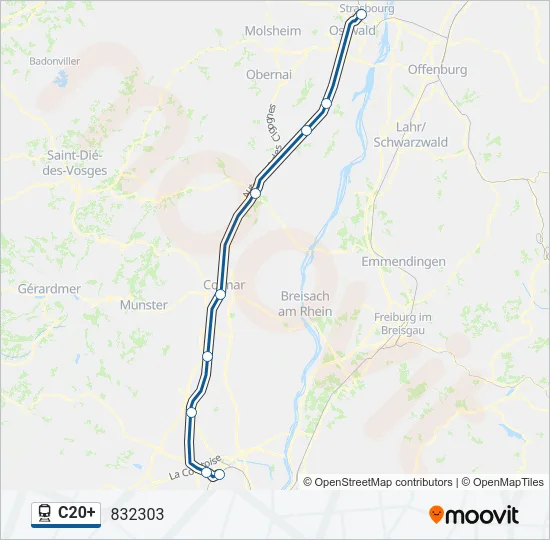 C20+ Train Line Map