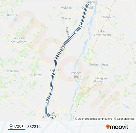 C20+ Train Line Map